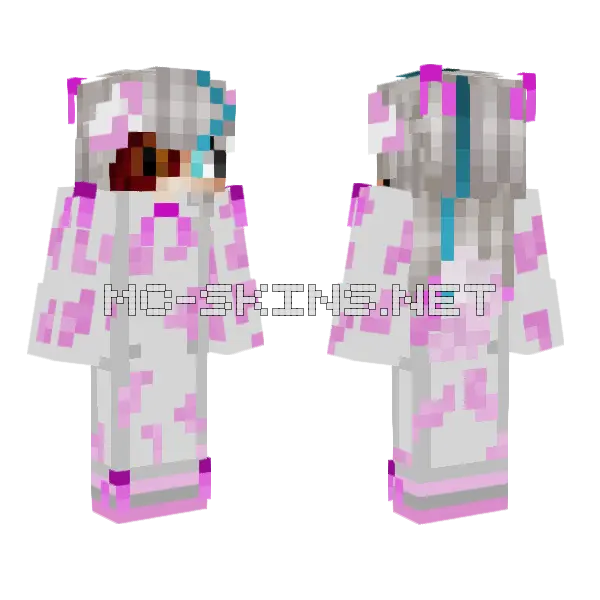 Phoenix Melody Minecraft skin, front and back