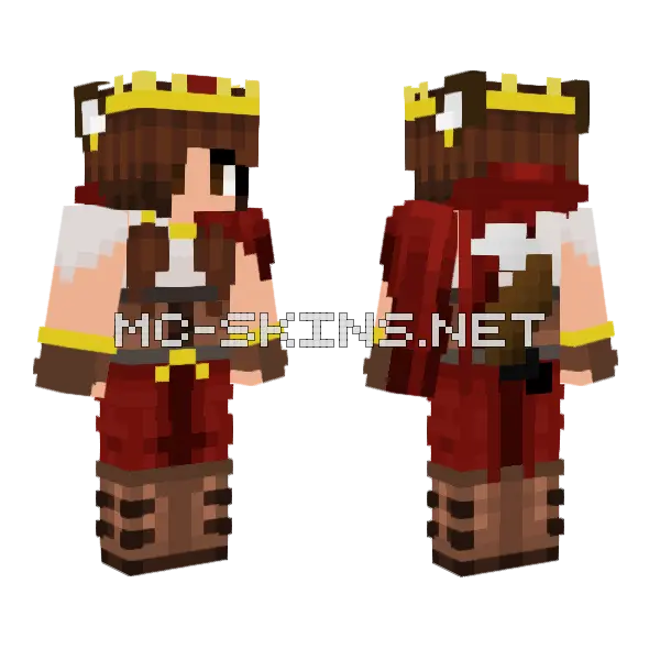 Phoenixcrisin Archer Minecraft skin, front and back