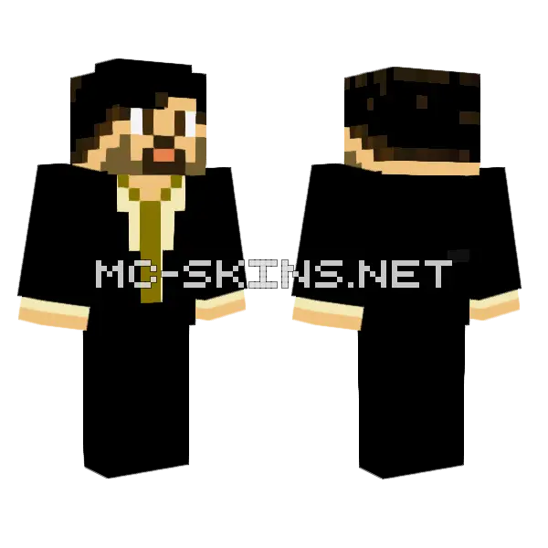 Photographer Minecraft skin, front and back