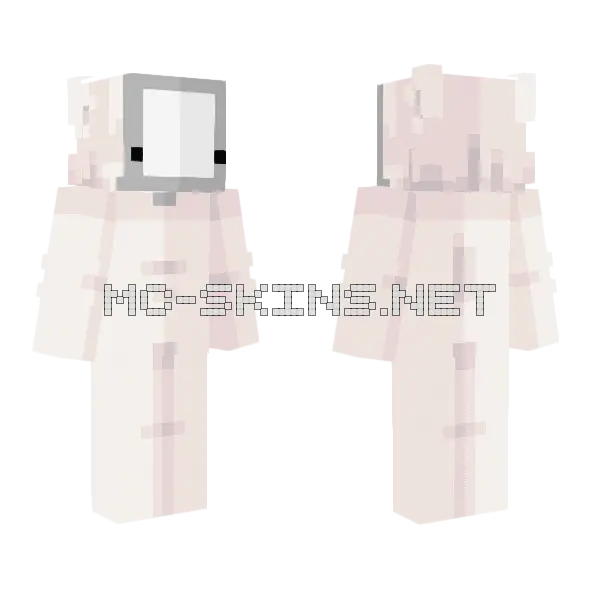Pi Junior Minecraft skin, front and back