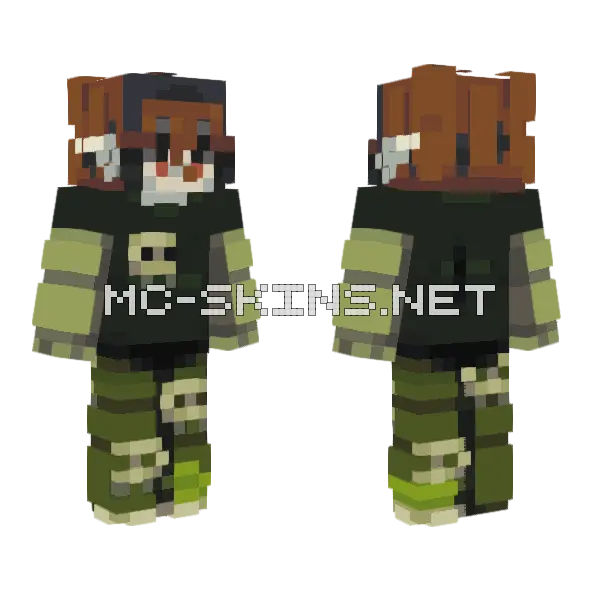 Pick Your Poison Minecraft skin, front and back
