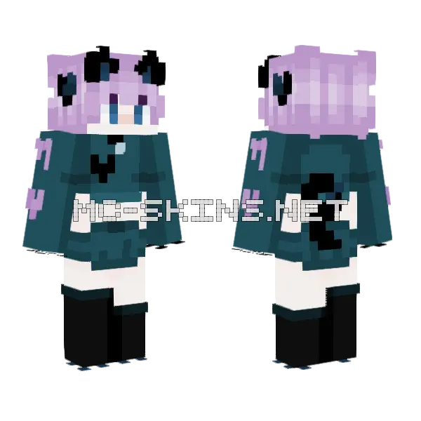 Picking Berries Minecraft skin, front and back