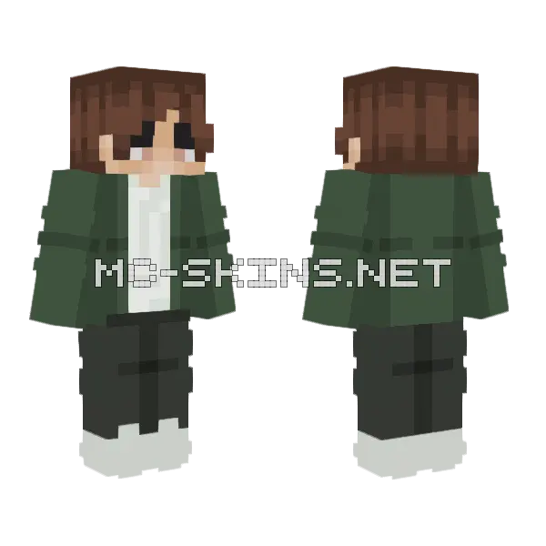 Pickle Rce Minecraft skin, front and back