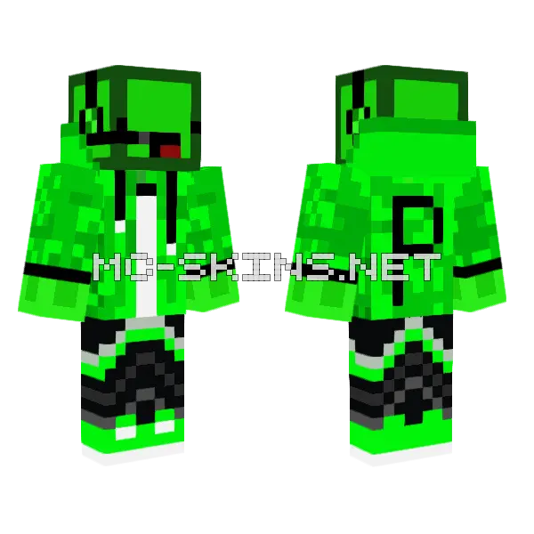 Pickledude9999 Minecraft skin, front and back