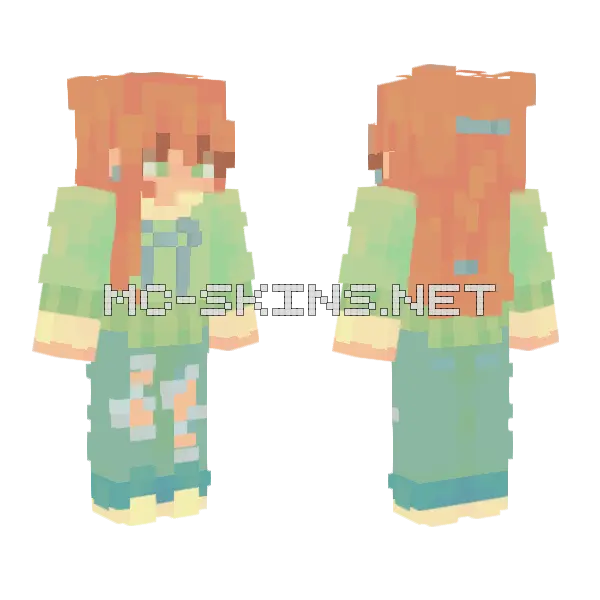 Picnic RCE Minecraft skin, front and back