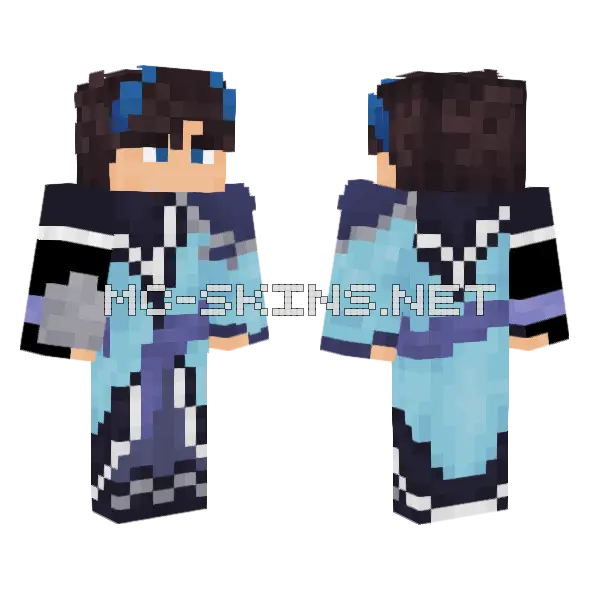 Pierce My Inner Demons V2 Minecraft skin, front and back