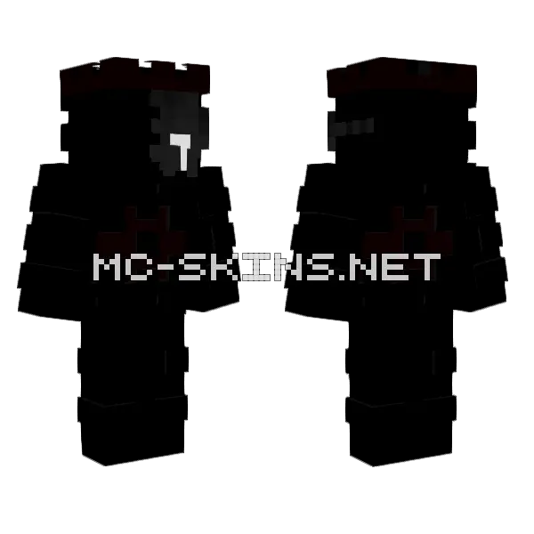 Pifott D Minecraft skin, front and back