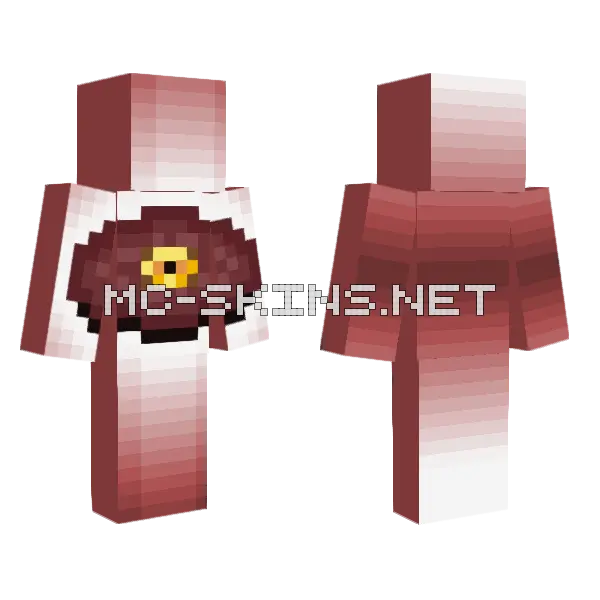 Pigstep Music Disc Minecraft skin, front and back