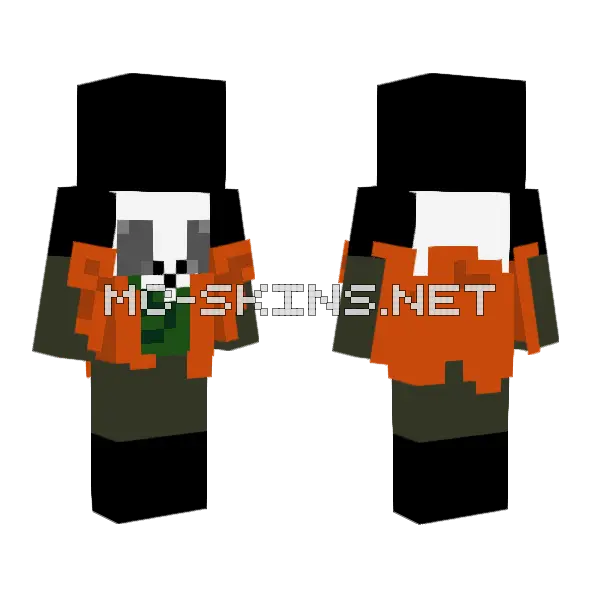 Piiiiiiiiiiiiii Minecraft skin, front and back