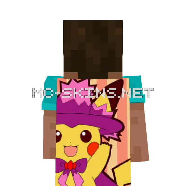 Pikachu Halloween cape, outside and lining