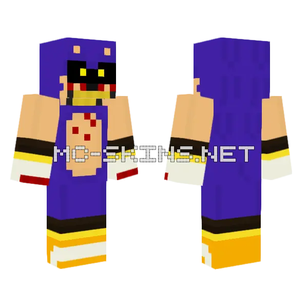 Pillar Chase 2 Minecraft skin, front and back