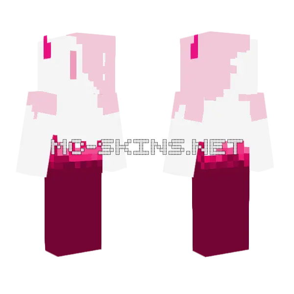 Pincees Minecraft skin, front and back