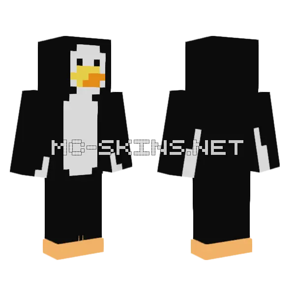 Pinguin Skin Minecraft skin, front and back