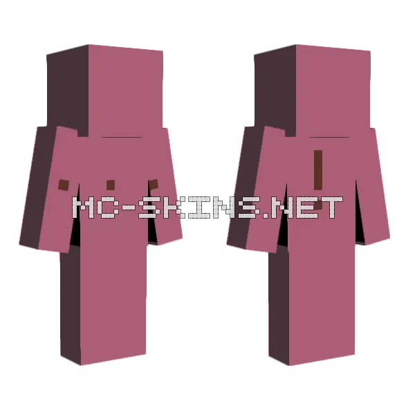 Pink And Purple Outfit Minecraft skin, front and back