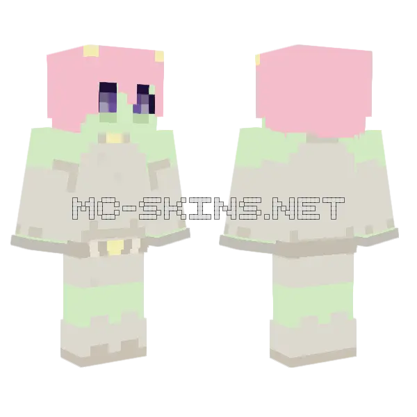 Pink Cat Pajamas, front and back