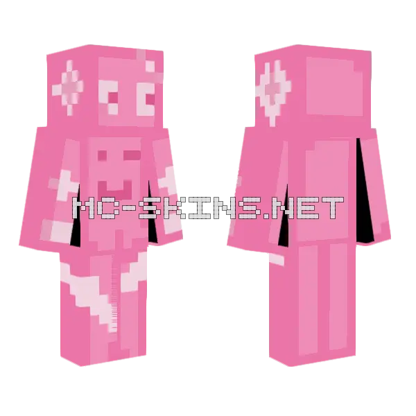Pink Creature Suit, front and back