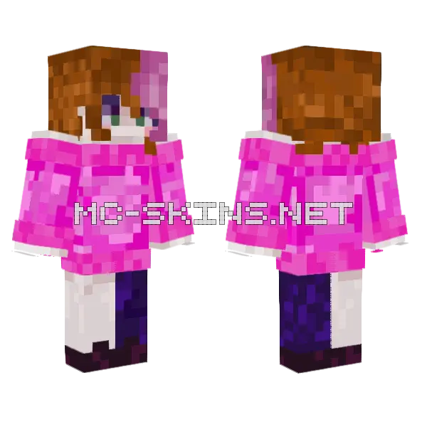 Pink Crystal Gorgon, front and back