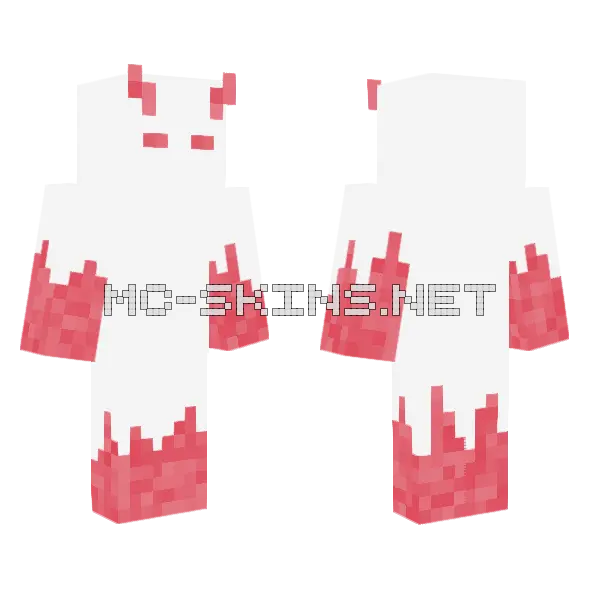 Pink Fire Sprite, front and back