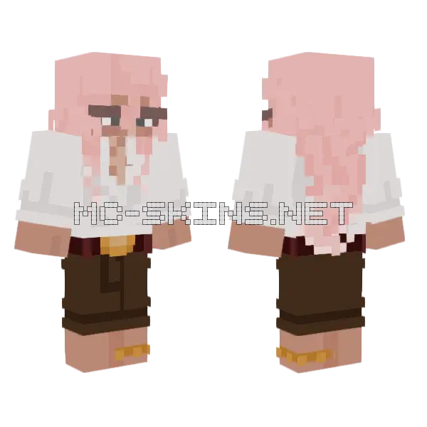 Pink Haired Girl, front and back
