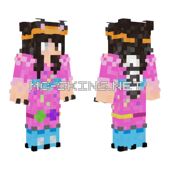 Pink Pop Star Outfit, front and back