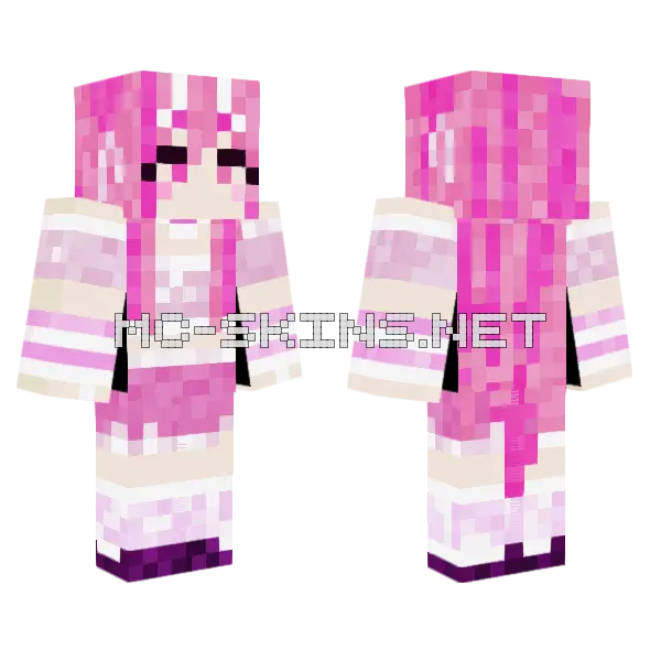 Pink Puppy Girl, front and back