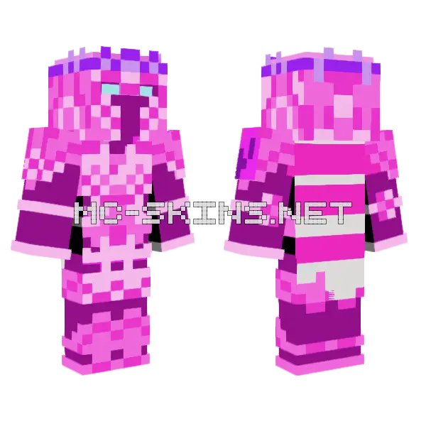 Pink Soldier Outfit, front and back