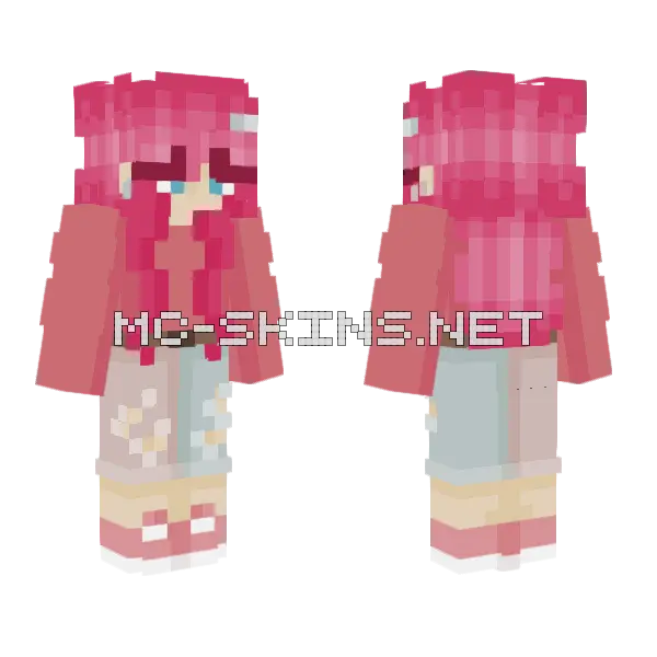 Pinkie Pie Pce Minecraft skin, front and back