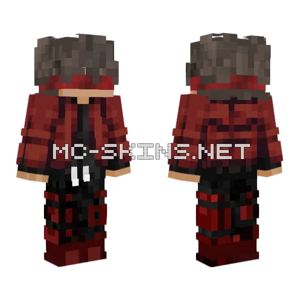 Pirate Minecraft skin, front and back