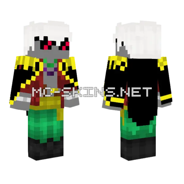 Pirate Captain, front and back