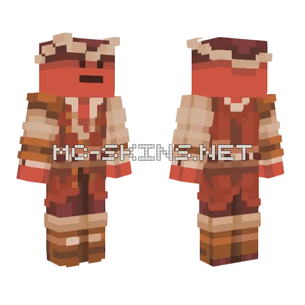 Pirate Kier Minecraft skin, front and back