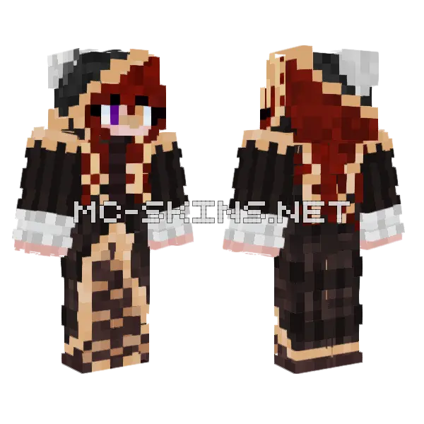 Pirate Skin Minecraft skin, front and back