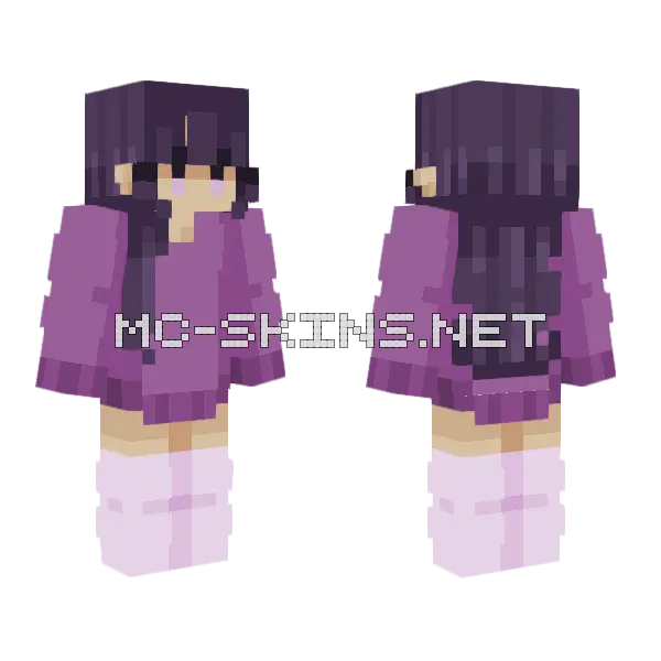 Pixie Ender OC Minecraft skin, front and back