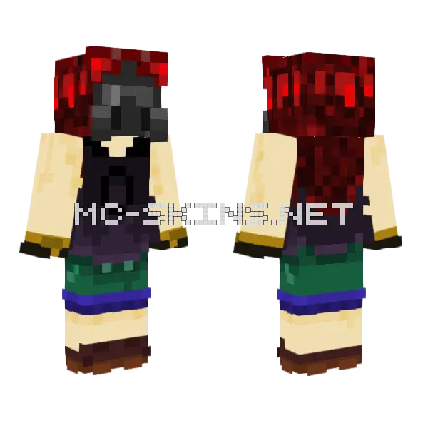 Piyama Xd Minecraft skin, front and back
