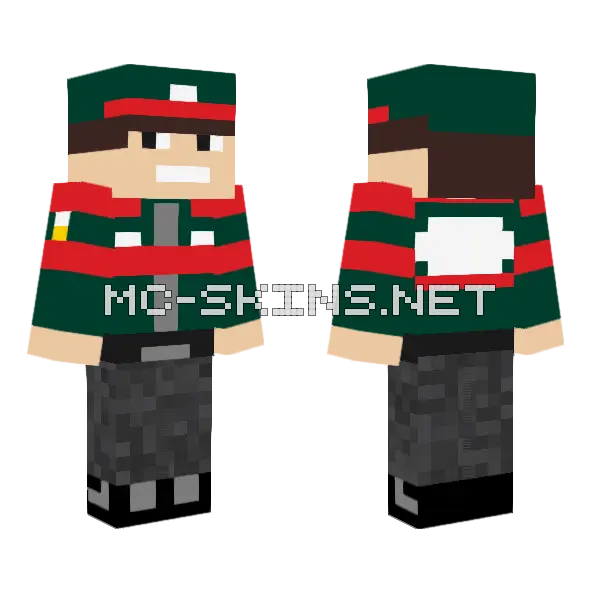 Pizza Company Skin Minecraft skin, front and back