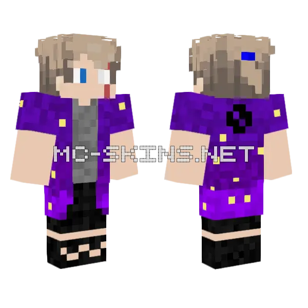 Plague Kage Minecraft skin, front and back