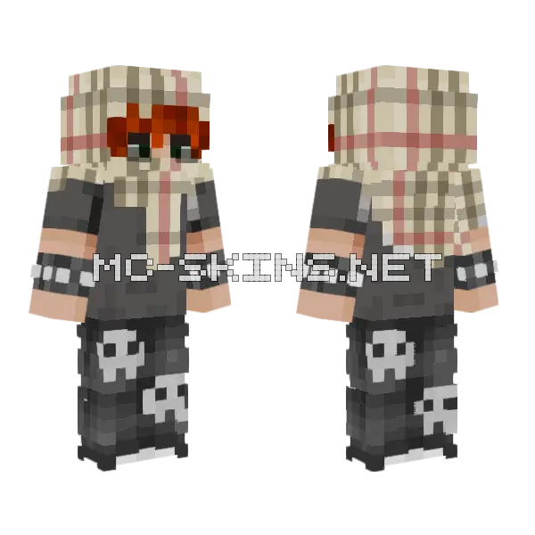 Plaid School Uniform, front and back