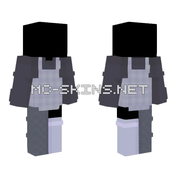Plaid Testing Minecraft skin, front and back