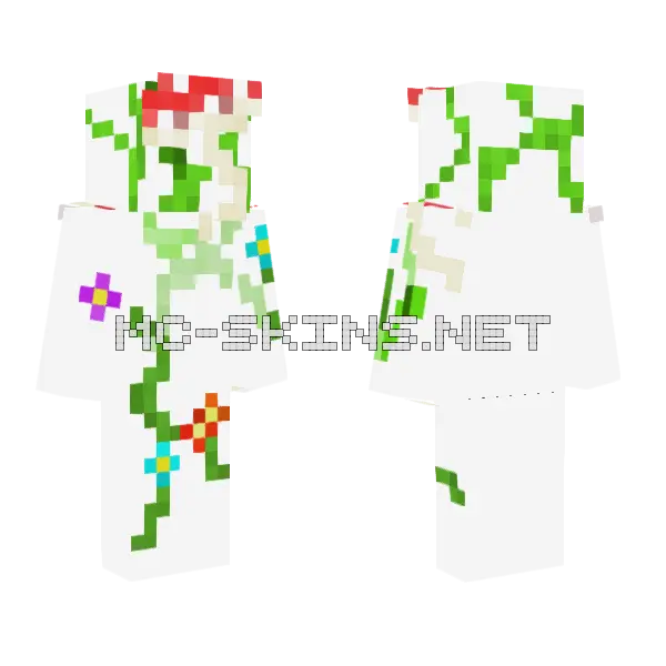 Plant Skin Minecraft skin, front and back