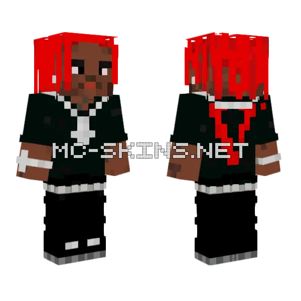 Playboi Carti Skin Minecraft skin, front and back
