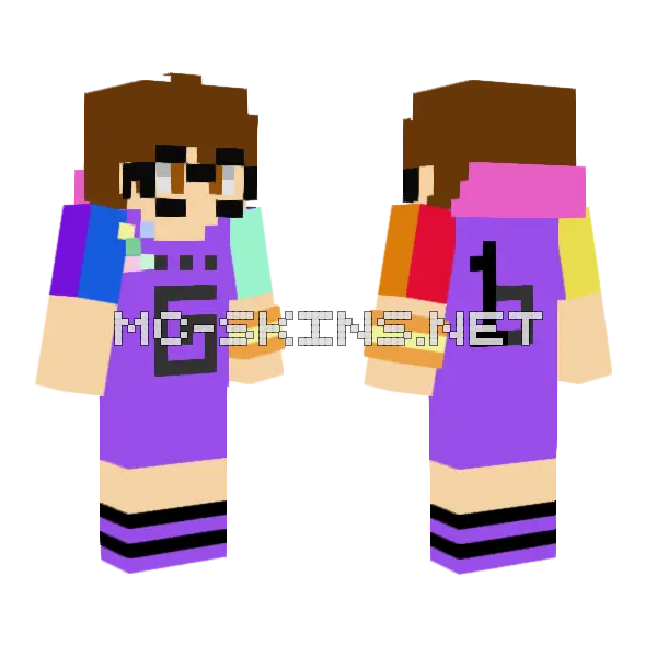Please Read The Rules Minecraft skin, front and back