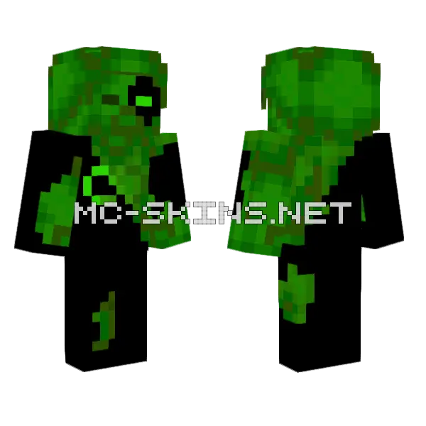 Poison Balance Minecraft skin, front and back