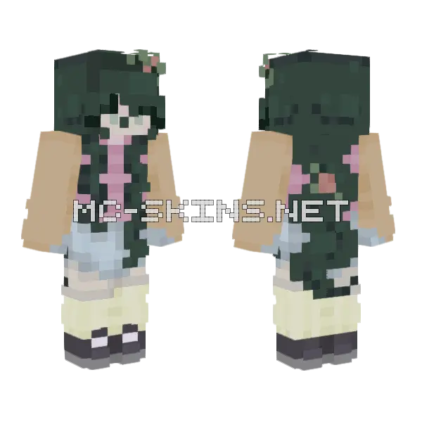 Poison Ivy Outfit, front and back