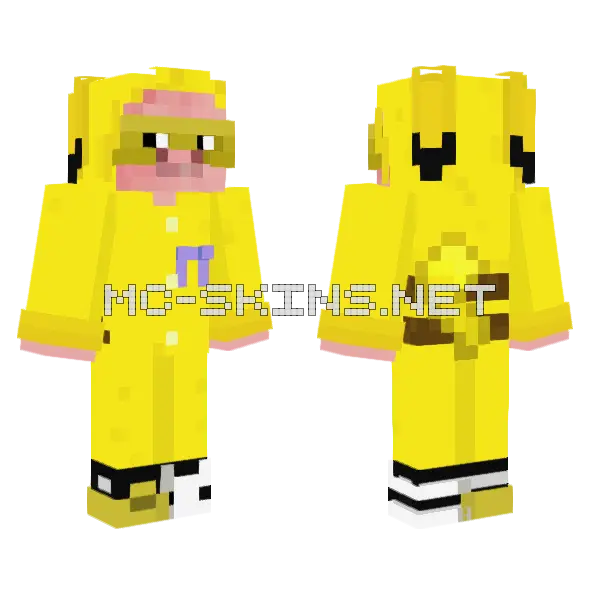 Pokemon Guggleino Minecraft skin, front and back