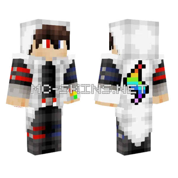 Pokemon Yugioh Personal Skin Minecraft skin, front and back