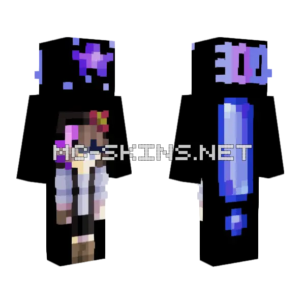 Poll 300 Minecraft skin, front and back