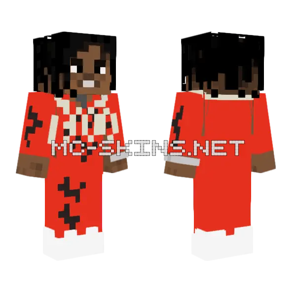 Polo G Minecraft skin, front and back