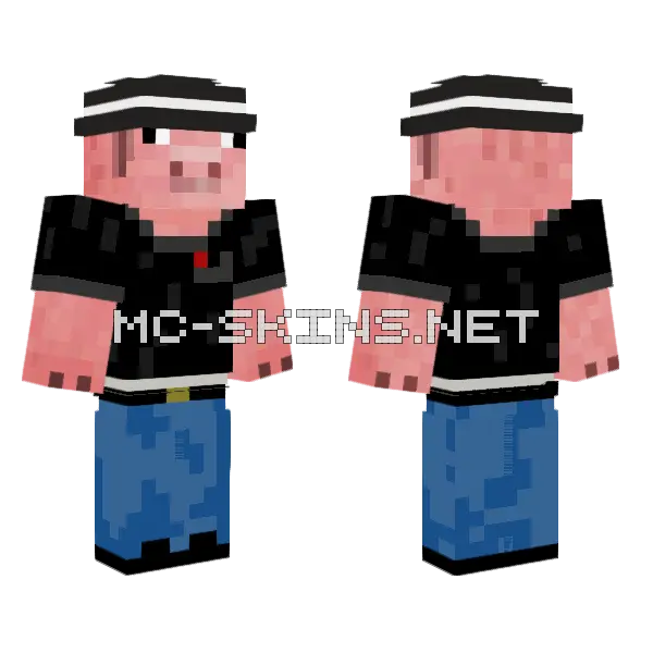 Polo Pig, front and back
