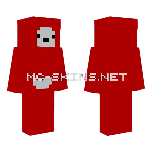 Poo 2 Minecraft skin, front and back
