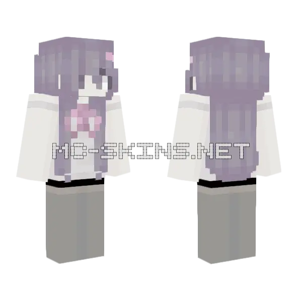Pop Minecraft skin, front and back