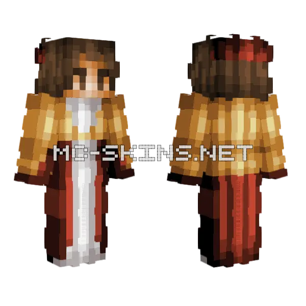 Pope St Leo III Minecraft skin, front and back